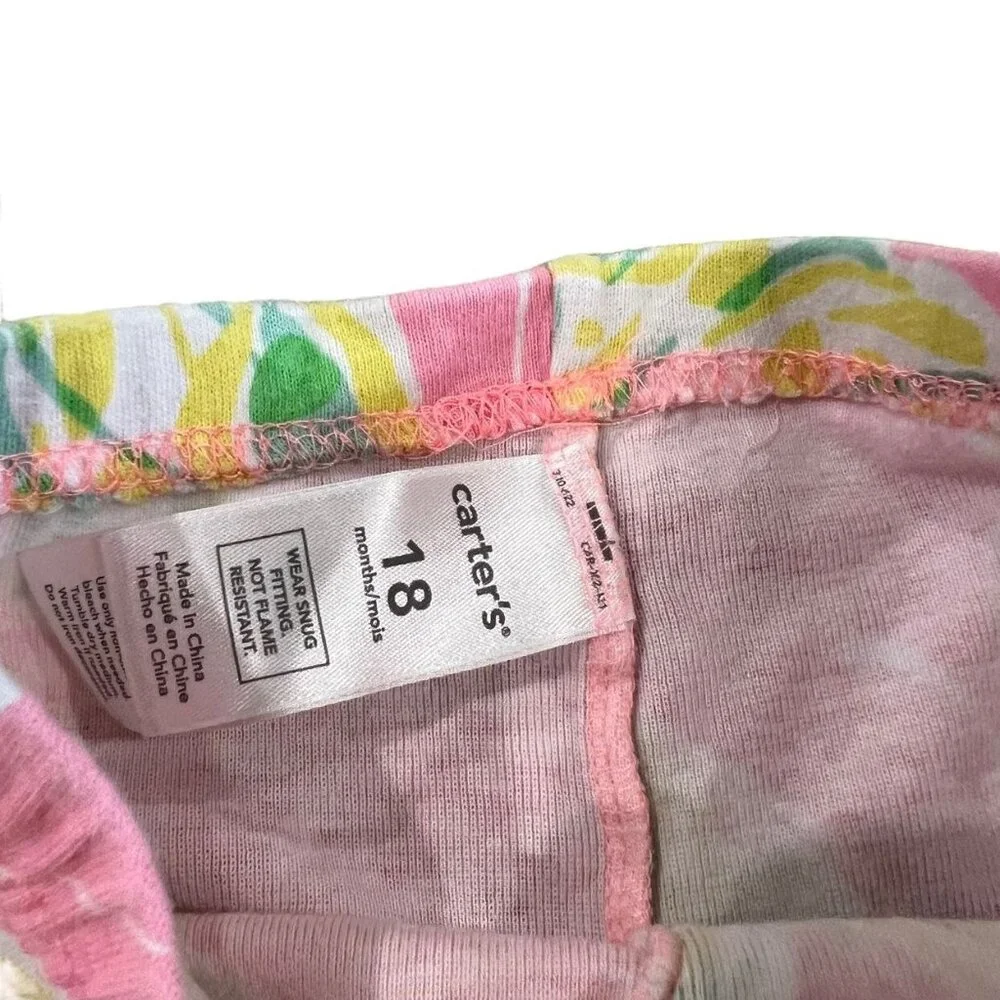 Carter's 18m Pink Butterfly Pajamas